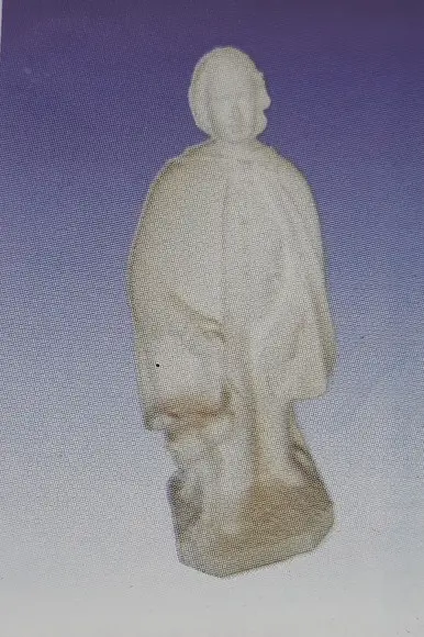 Escultura Baiano Laçador Imagem em Gesso Cru para Pintar