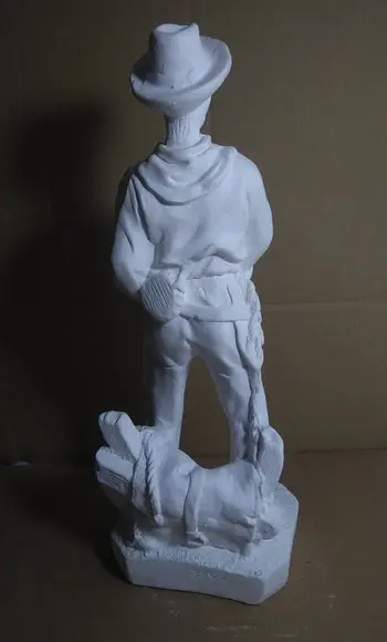 Escultura Boiadeiro em Gesso Cru para Pintar Como Desejar