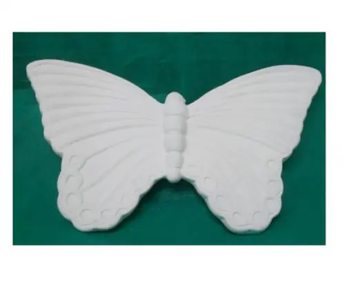 Escultura Borboleta Dourada de Parede para Pintar