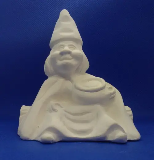 Escultura Bruxa Brigida Imagem em Gesso Cru para Pintar