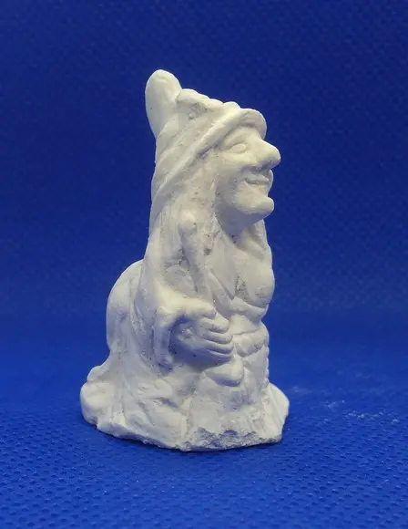 Escultura Bruxa Titiolina Imagem para Pintar em Gesso Cru