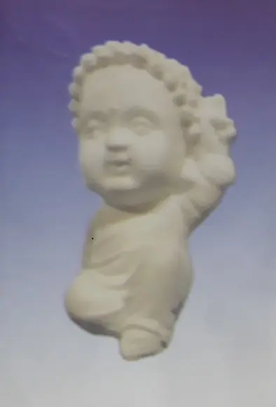 Escultura Buda Dourado Imagem para Pintar em Gesso