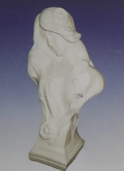 Escultura Busto de Giorno em Gesso Cru para Pintar