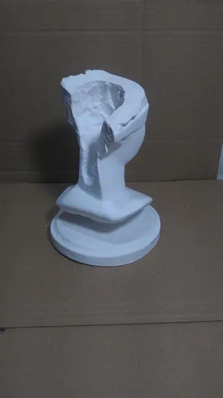 Escultura Busto Justiça Imagem em Gesso Cru para Pintar