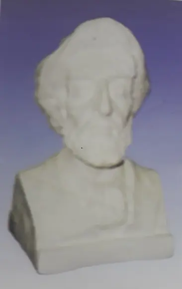 Escultura Busto Preto Velho Pai Jacob Imagem Pai Jacó Gesso