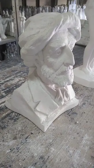 Escultura Busto Preto Velho Pai Jacob Imagem Pai Jacó Gesso