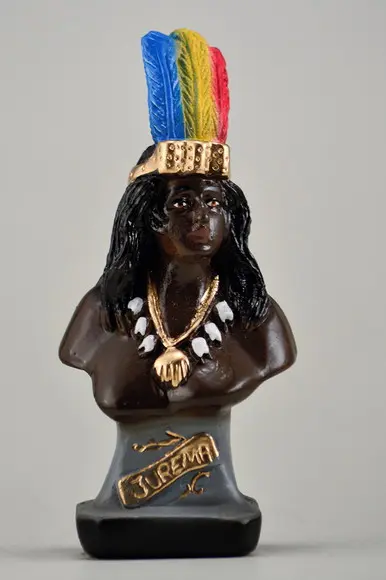 Escultura Cabocla Jurema Busto Imagem 100% em Gesso