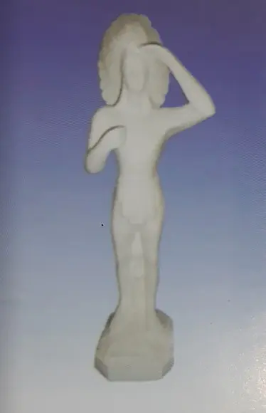 Escultura Caboclo Pena Imagem em Gesso Cru para Pintar