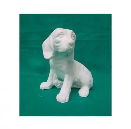 Escultura Cachorro Cox em Gesso Puro para Pintar