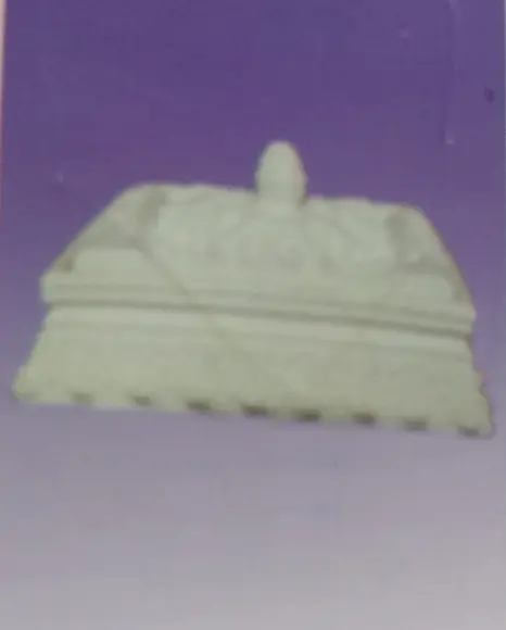 Escultura Caixa Colonial Imagem em Gesso Cru para Pintar