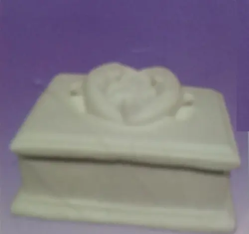Escultura Caixa Golfinho Imagem em Gesso Cru para Pintar