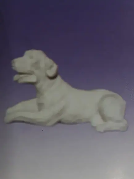 Escultura Cão Rotewailler Imagem para Pintar em Gesso