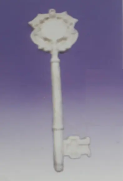 Escultura Chave de São Pedro de Parede para Pintar em Gesso