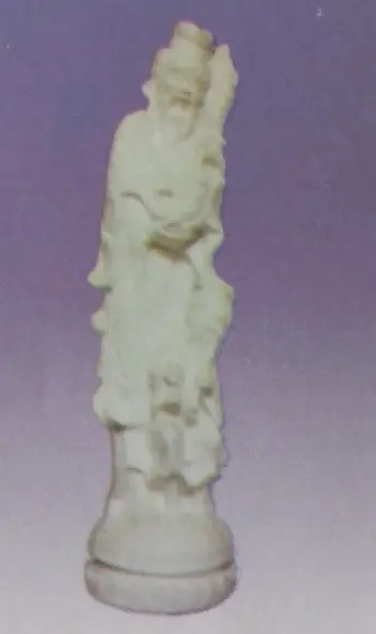 Escultura Chines Menino em Gesso Cru para Pintar