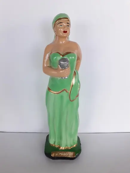 Escultura Cigana Madalena Imagem 100% em Gesso Grande