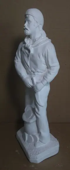 Escultura Cigano do Ouro Imagem em Gesso Cru para Pintar