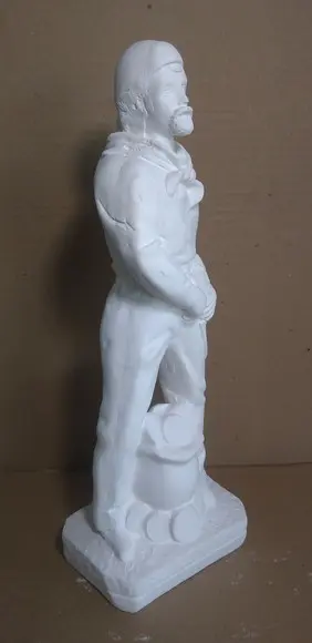 Escultura Cigano do Ouro Imagem em Gesso Cru para Pintar