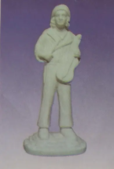 Escultura Cigano do Violino Imagem para Pintar em Gesso Cru