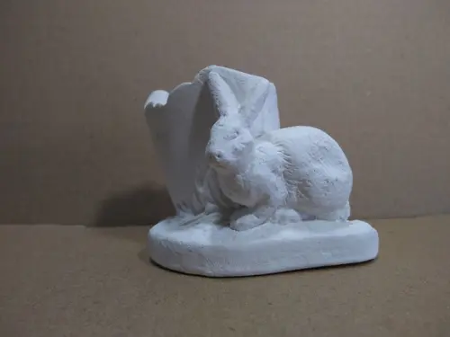 Escultura Coelho com Casca de Ovo para Pintar