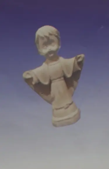 Escultura Cristo Redentor Baby Imagem para Pintar em Gesso