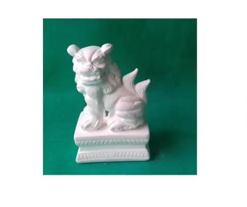 Escultura Dragão Chines em Gesso Cru para Pintar Pequeno