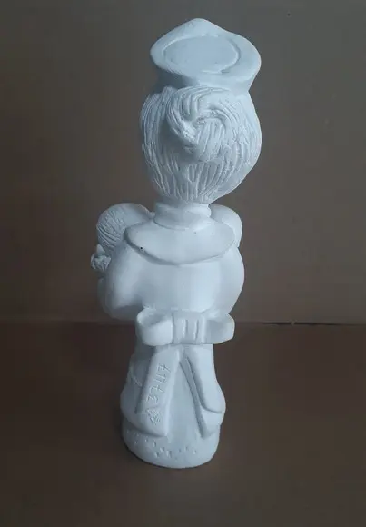 Escultura Enfermeira Imagem em Gesso Cru para Pintar