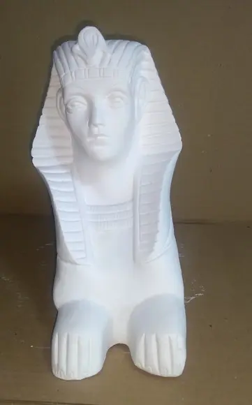 Escultura Esfinge em Gesso Cru para Pintar Como Desejar