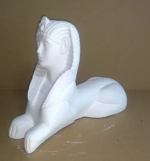 Escultura Esfinge em Gesso Cru para Pintar Como Desejar