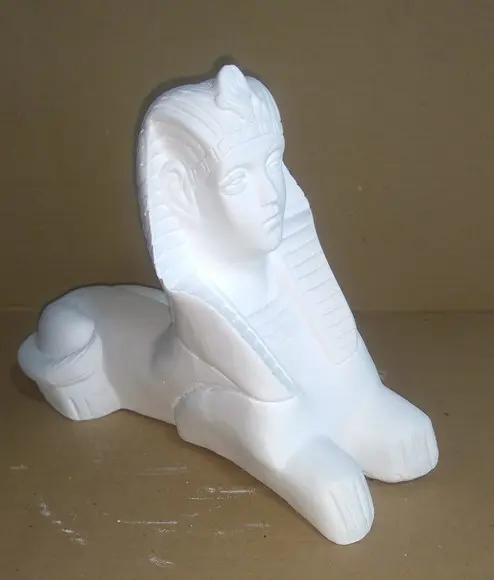 Escultura Esfinge em Gesso Cru para Pintar Como Desejar