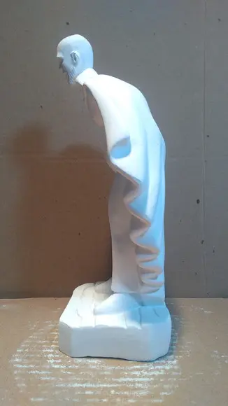 Escultura Exu Marabô Imagem em Gesso Cru para Pintar