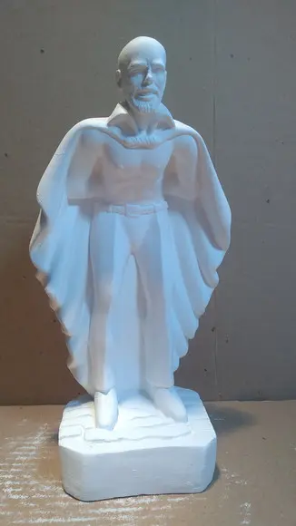 Escultura Exu Marabô Imagem em Gesso Cru para Pintar