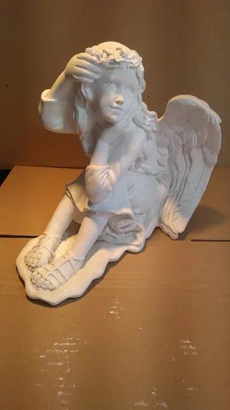 Escultura Fada Imagem da Fadinha em Gesso Cru para Pintar