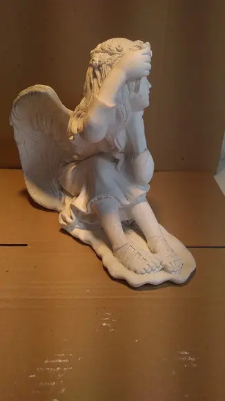 Escultura Fada Imagem da Fadinha em Gesso Cru para Pintar