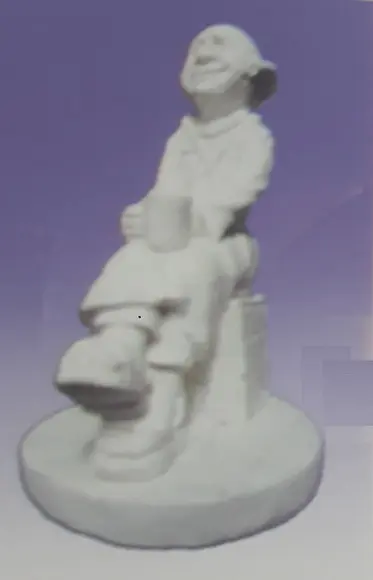 Escultura Fadre Franciscano Imagem para Pintar em Gesso Cru