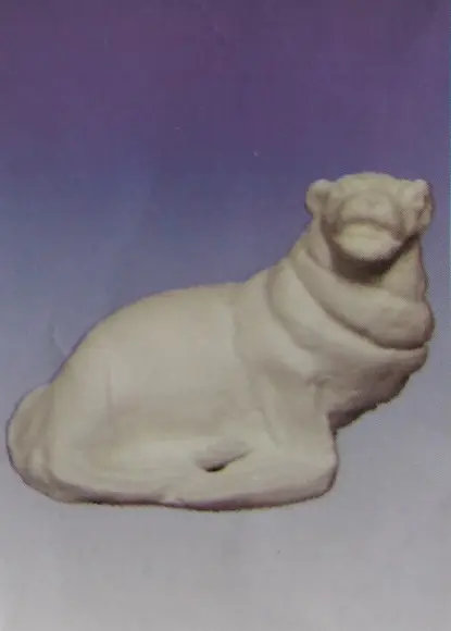 Escultura Foca Pequena Imagem para Pintar em Gesso Cru