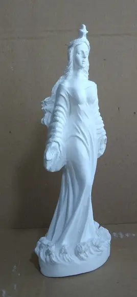 Escultura Iemanjá Imagem Yemanja com Estrela Linda na Cabeça