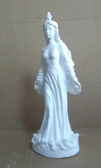 Escultura Iemanjá Imagem Yemanja com Estrela Linda na Cabeça