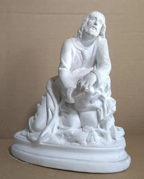 Escultura Jesus Cristo no Monte das Oliveiras Imagem Jesus