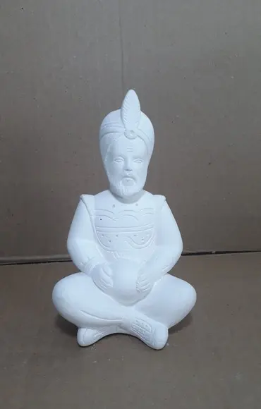 Escultura Marajá em Gesso Cru para Pintar Como Desejar