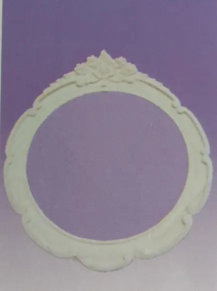 Escultura Moldura de Parede Coração com Gancho Atrás