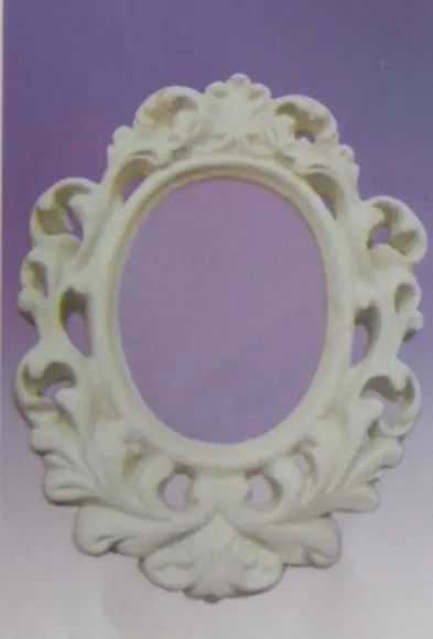 Escultura Moldura Folhas de Parede em Gesso para Pintar