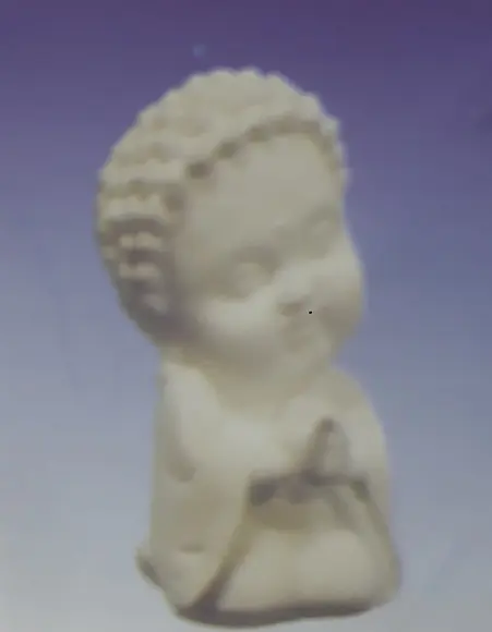 Escultura Monge Pequeno Imagem para Pintar em Gesso