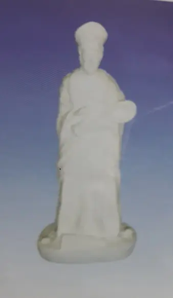 Escultura Nanã Orixá do Candomblé em Gesso Cru para Pintar