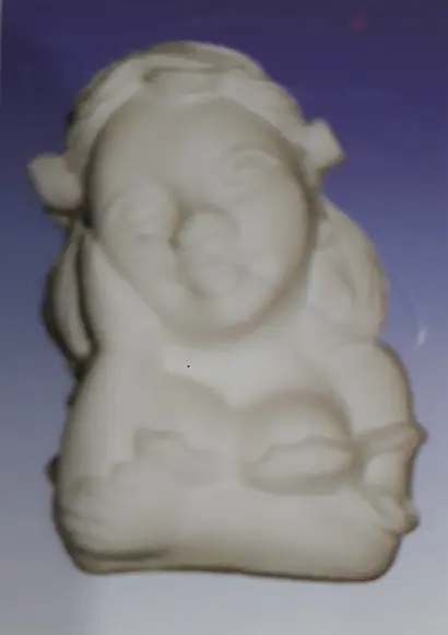 Escultura Namoradeira Pequena Imagem para Pintar em Gesso