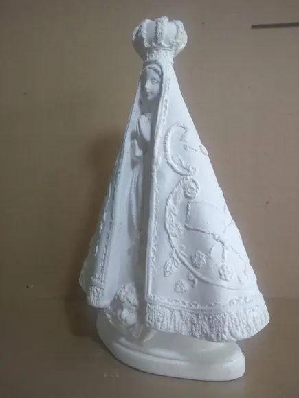 Escultura Nossa Senhora Aparecida Imagem da Aparecida Bandei
