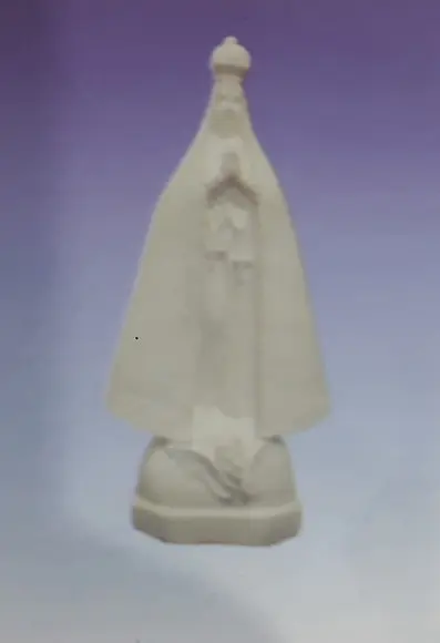 Escultura Nossa Senhora Aparecida Lisa em Gesso para Pintar