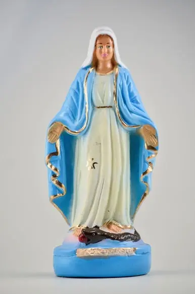 Escultura Nossa Senhora das Graças Imagem em Gesso Puro