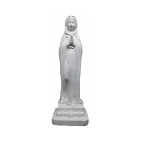 Escultura Nossa Senhora Rosa Mistica para Pintar Gesso Cru