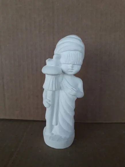 Escultura Oxalufã Baby Imagem para Pintar em Gesso Branco
