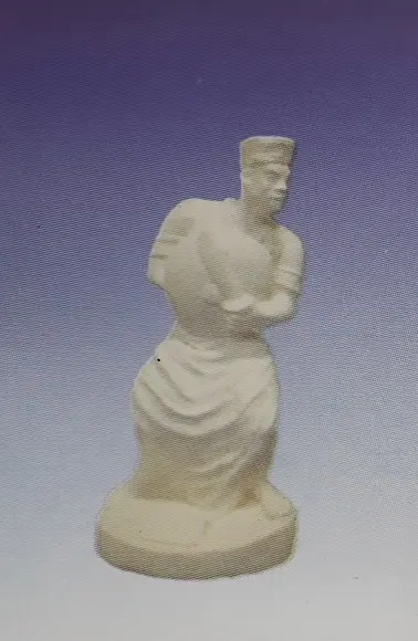 Escultura Ogum Orixá do Candomblé Imagem em Gesso